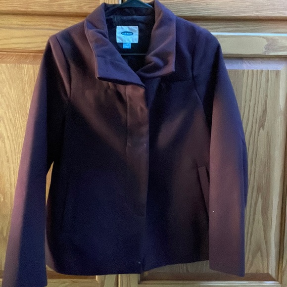 Warm purple pea coat! - Picture 1 of 7